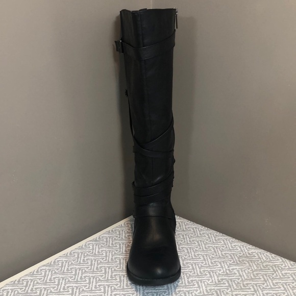 It’s OK Breanne Black Wide Width Riding Boot 10W NWOT - Picture 2 of 11